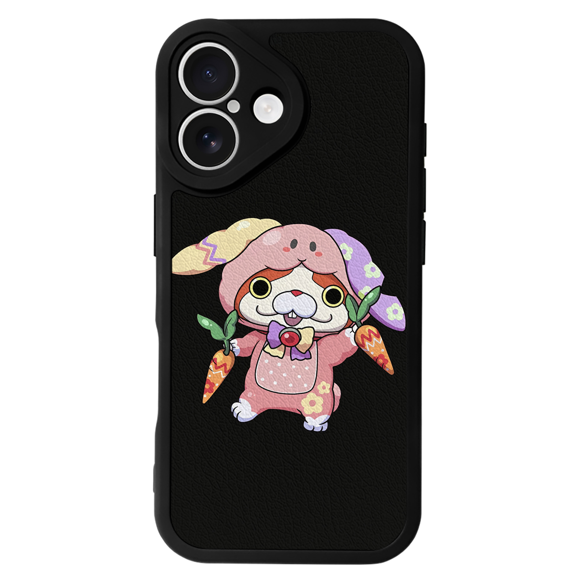 （画像用） 妖怪ウォッチ Yo-kai Watch 【iPhone 16シリーズ対応】シリコンスマホケース（レザー調） 材質：シリコン